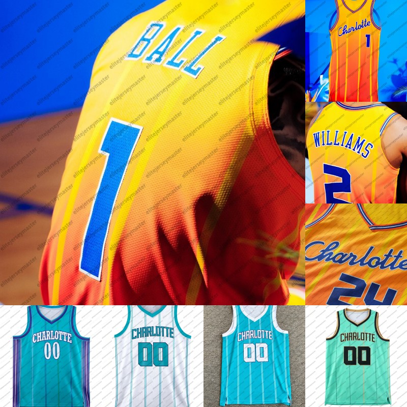 LaMelo Ball Miles Bridges 2025-26 Kon Knueppel Sexton Miller Tre Mann Williams Personalized Customized Basketball Jerseys Custom Any Number Name 222