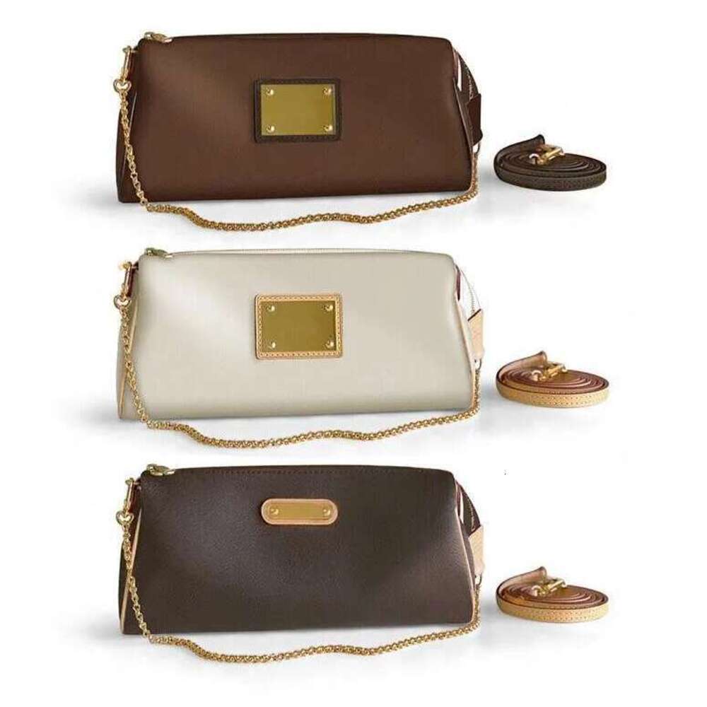 Ladies Fashion Casual Designe Luxury Eva Chain Clutch Wallet Crossbody Shoulder Bag Totes Handbag TOP Mirror Quality M95567 N55214 N55213 Pouch Purse