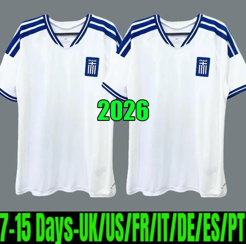 New 2026 world cup Greece Honduras Soccer Jerseys the Hellenic National Team MASOURAS BAKASETAS GARCIA COSTLY LOZANO IZAGUIRRE Retro 2004 Football Shirts Men White