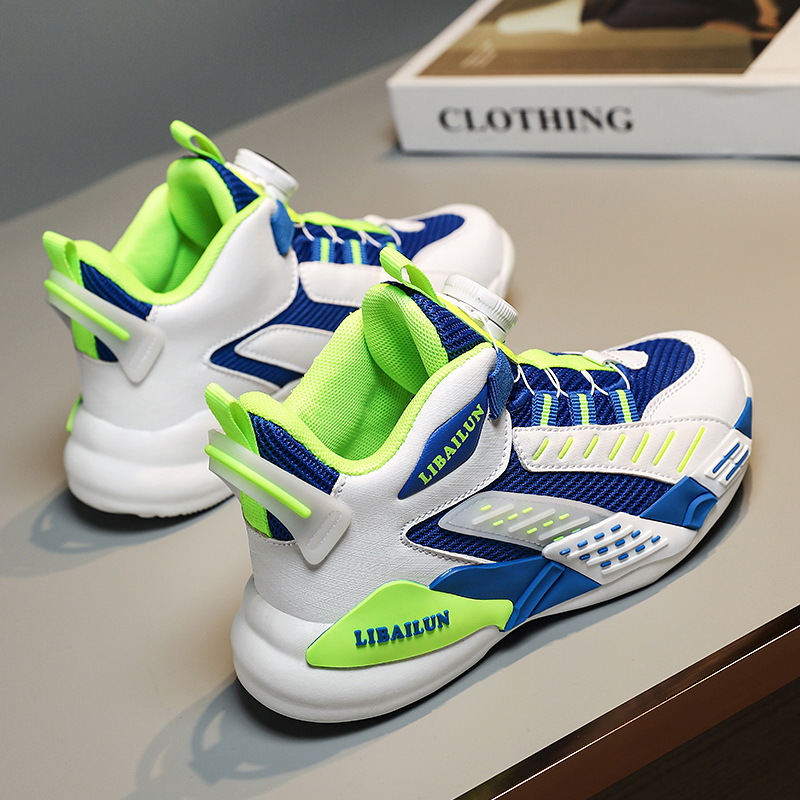 Children's Basketball Shoes Lightweight Comfortable Boys Girls Running Shoes Umshop Anti Slip Soft Outdoor Sports Sneakers for Kids Size 31 - 40 