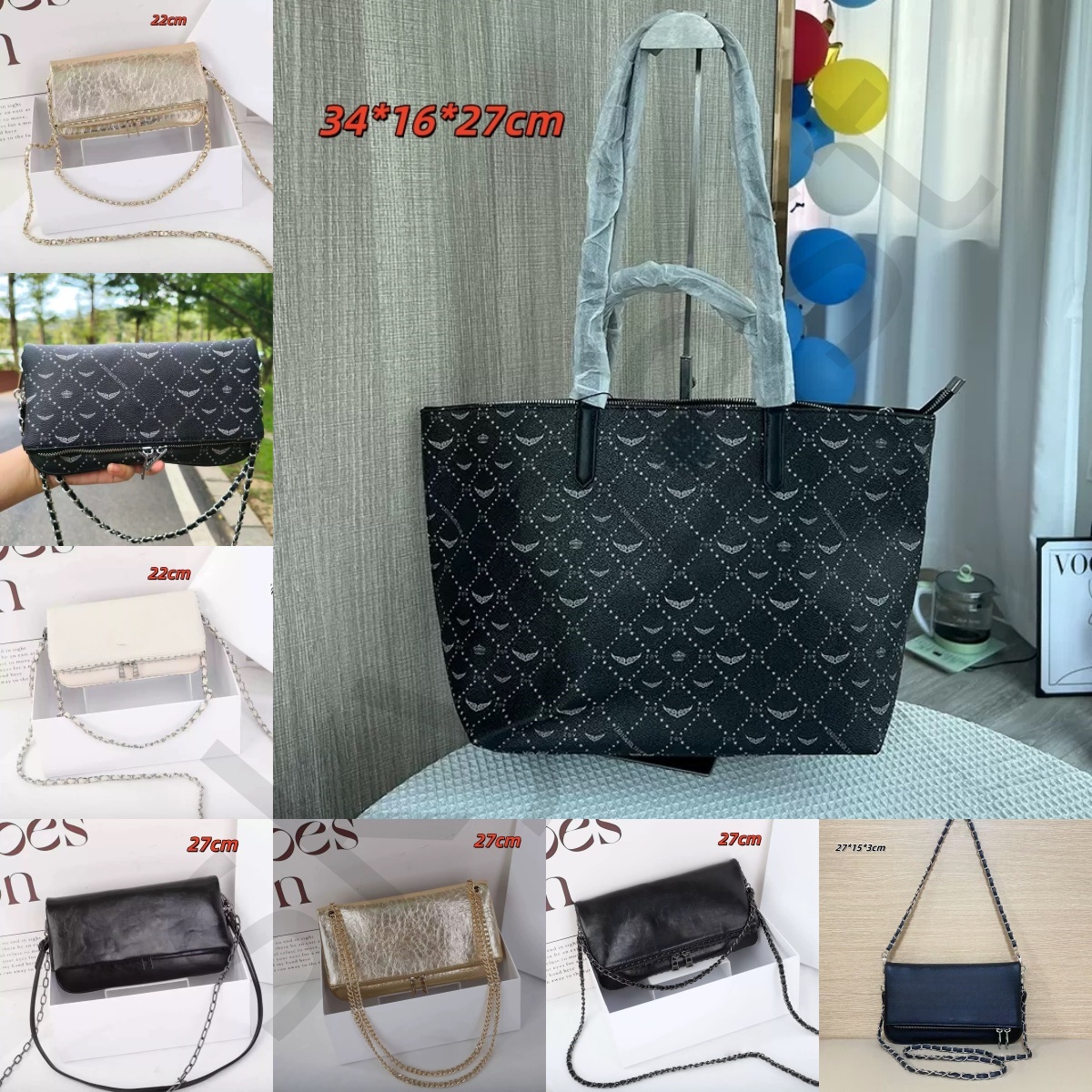 ZV bag woman brown suede nail shoulder rockstud bag zadig handbag zadigevoltair black leather purses designer wallet with fringe zadigevoltair bag