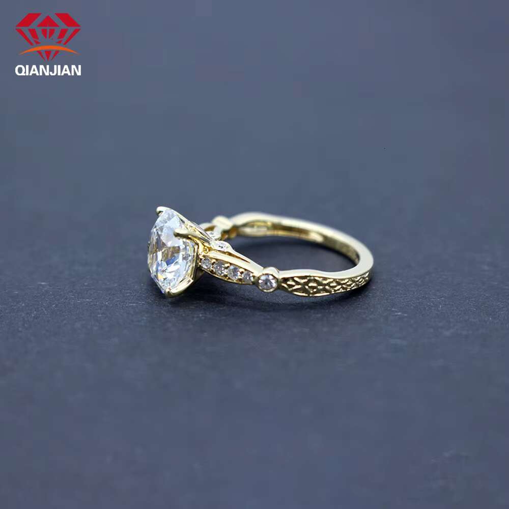 2025 New Custom IGI Certified 3ct VVS Lab Grown Dia Latest Gold Ring Design for Women