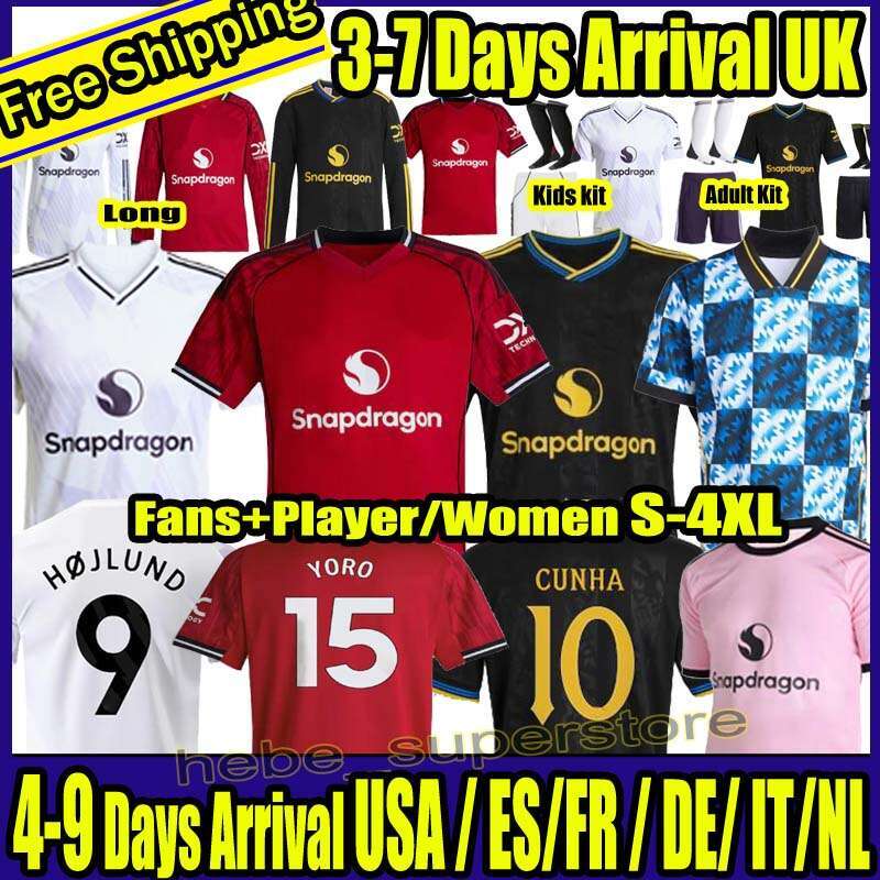 S-4XL 25 26 man unite Cunha soccer jerseys SESKO AMAD DE LIGT manchesteers unted B.FERNANDES football shirt 2025 2026 CASEMIRO GARNACHO MAINOO MARTINEZ HOJLUND