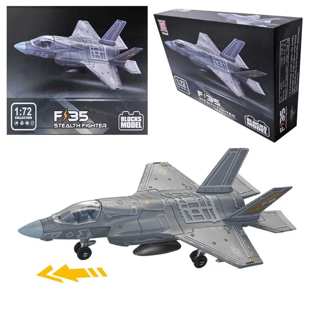 1/72 Plane model kit F-14 SU-35 J-20 F-35 Military Fighter Model Assemble Copter Airplane Model Puzzle Assembly Educational toys C251118