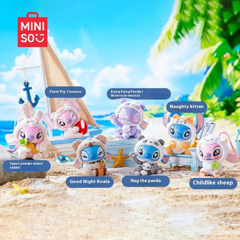 Disney Stitch Animals Party Series Blind Box Mystery Box Stitch Action Figure Decor Ornament Girl Surprise Birthday Gifts W250517