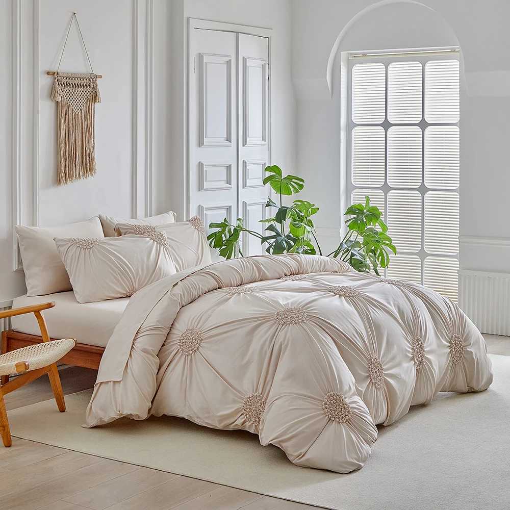 Duvet Cover Bedding Set Twin Full Queen King Size 135x200 Quilt Cover 240x220 Double Single Floral Folded Bed Linen 200x200M251118