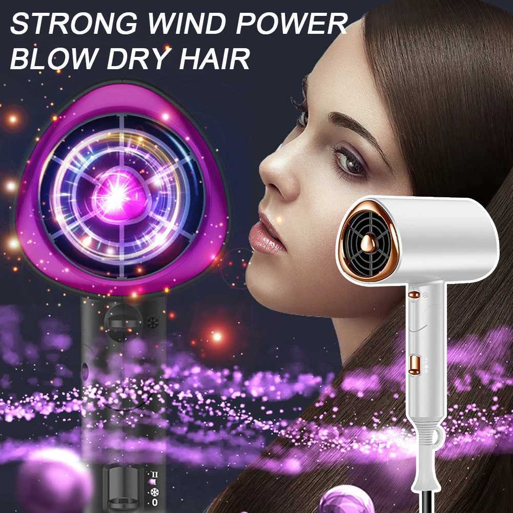 1800W New Professional Hair Dryer Negative Hair Care Quick Dry Home Powerful Hairdryer Constant Anion Air Blower Dryer 2 GearT251118