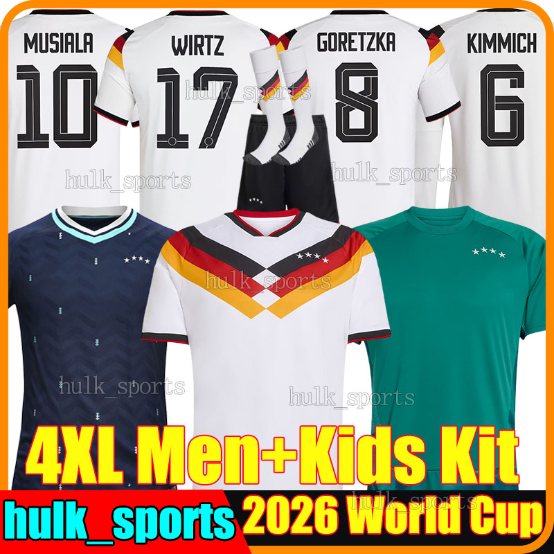 4XL 2026 gErMaNyS WIRTZ Soccer Jerseys 25/26 KIMMICH GNABRY LEWELING GORETZKA F.NMECHA ADEYEMI ADEYEMI TAH BAUMANN women men kids kits socks sets football shirt
