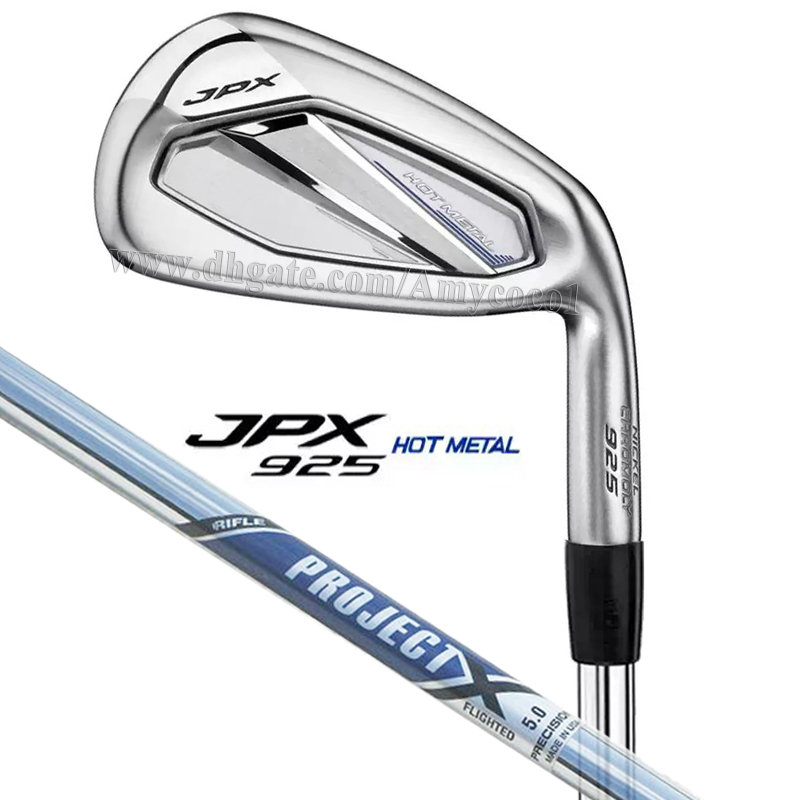 New Golf Clubs JPX 925 Golf Irons HOTMETAL Right Handed Irons Clubs Set Steel Shaft or Graphite Shaft R/S Flex 4-9 P G/8Pcs