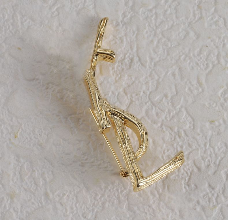 Luxury Designer 18K Gold Plated Brooch Fashion Letter Brooches Pin Women Men Corsage Breastpin Suit Wedding Party High Quality Jewelry Accessories Gift