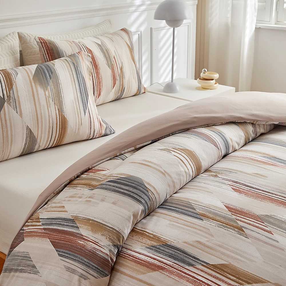 Duvet Cover Bedding Set Twin Full Queen King Size 135x200 Nordic Quilt Cover 240x220 Double Single Grid Tree Bed Linen 200x200M251118