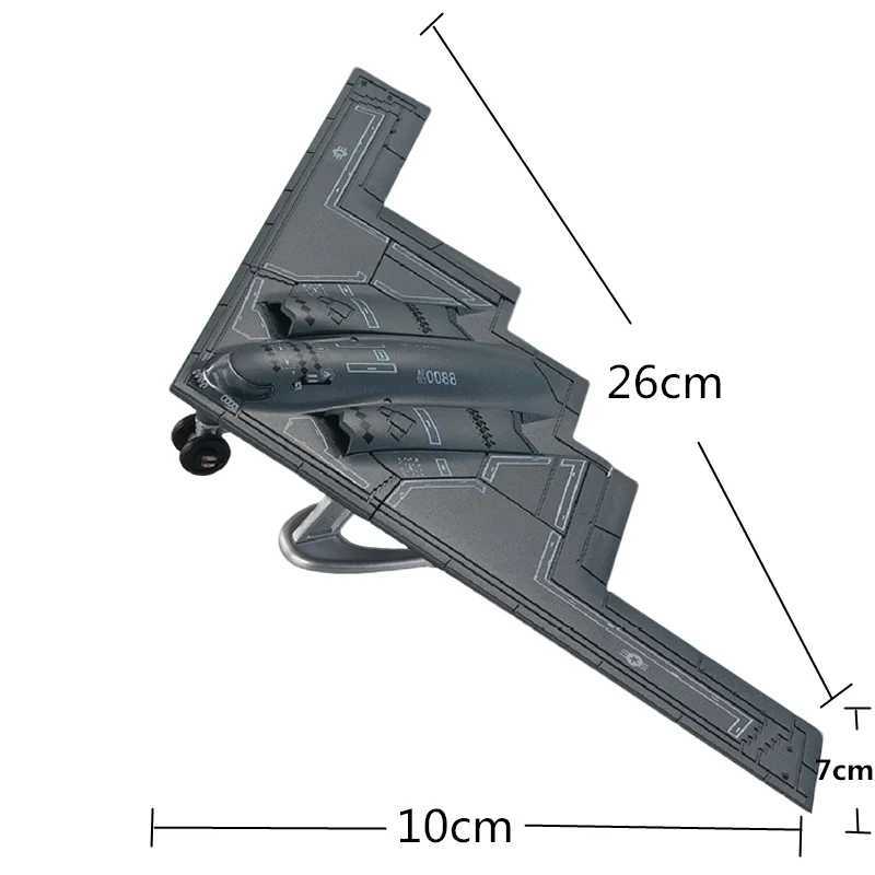 1200 Creative Military Series Building Blocks The B2 Ghost Stealth Bomber Fighter Model Home Decor Toys For Kids Christmas Gift C251118