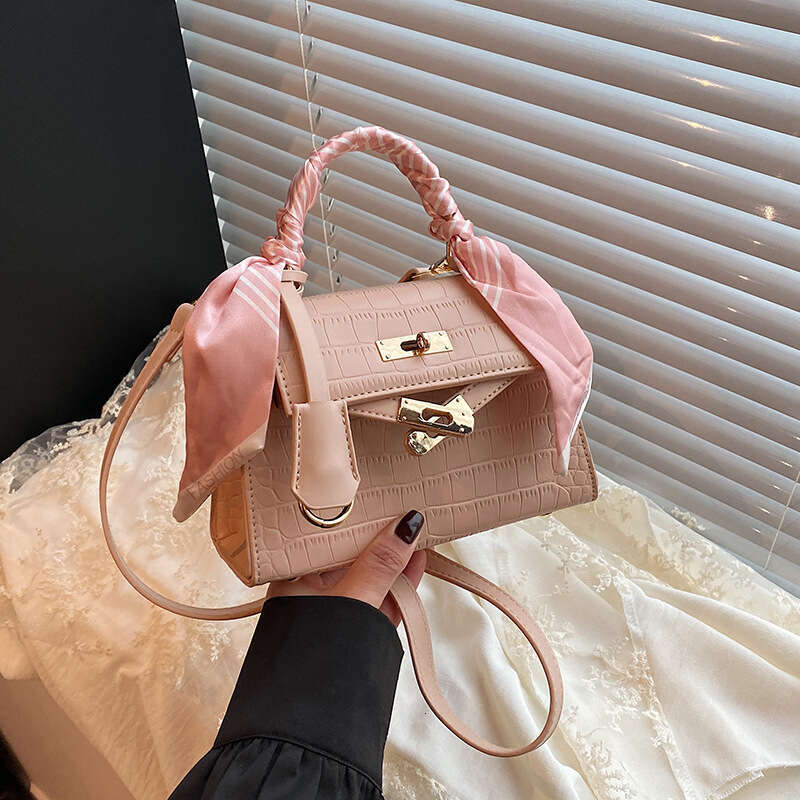 Kelly new fashionable stone patterned women's versatile crossbody bag, high-end handbag for women