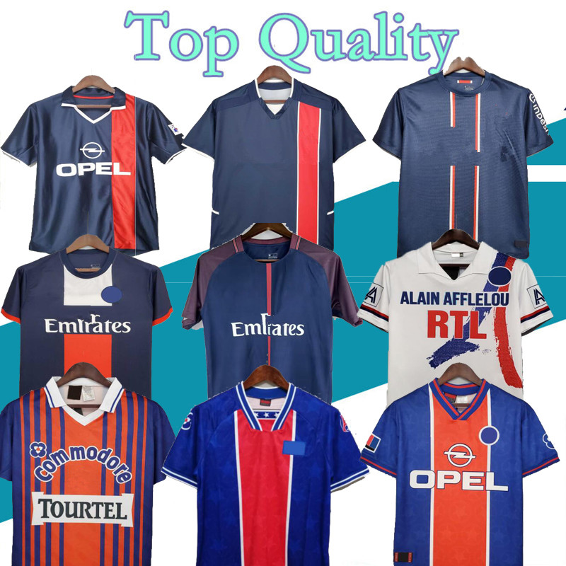 Retro classic 12 13 14 17 18 19 20 21 22 23 IBRAHIMOVIC soccer jerseys VERRATTI DI MARIA LAVEZZI DRAXLER CAVANI KIMPEMBE T.SILVA MATUIDI LUCAS football shirt