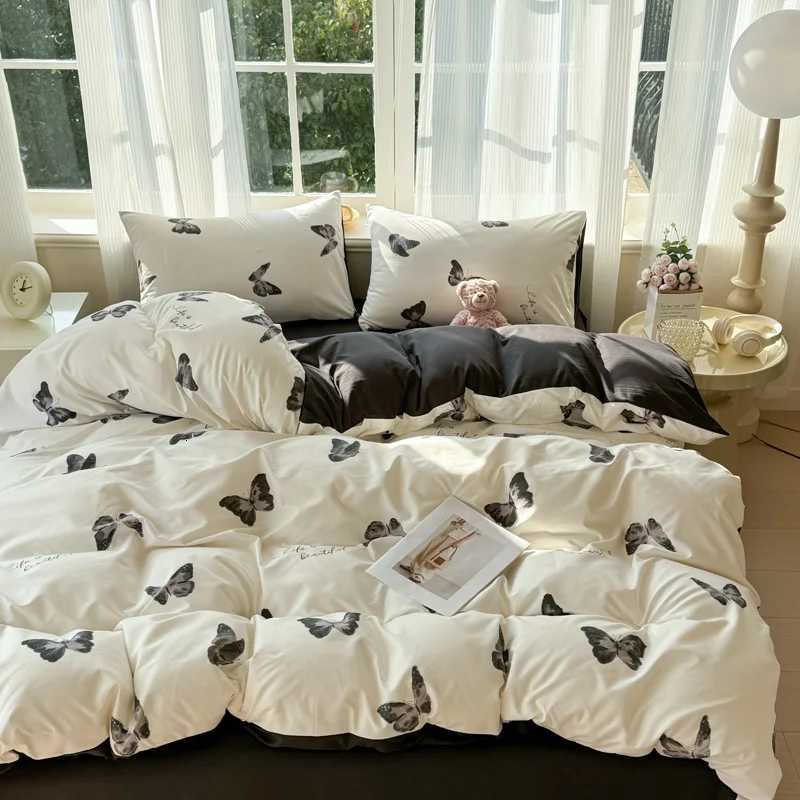 3-piece printed bed cover 1 and case 48 x 74 cm2 Bedding set Duvet Cover Skin Loving bedding without coreM251118