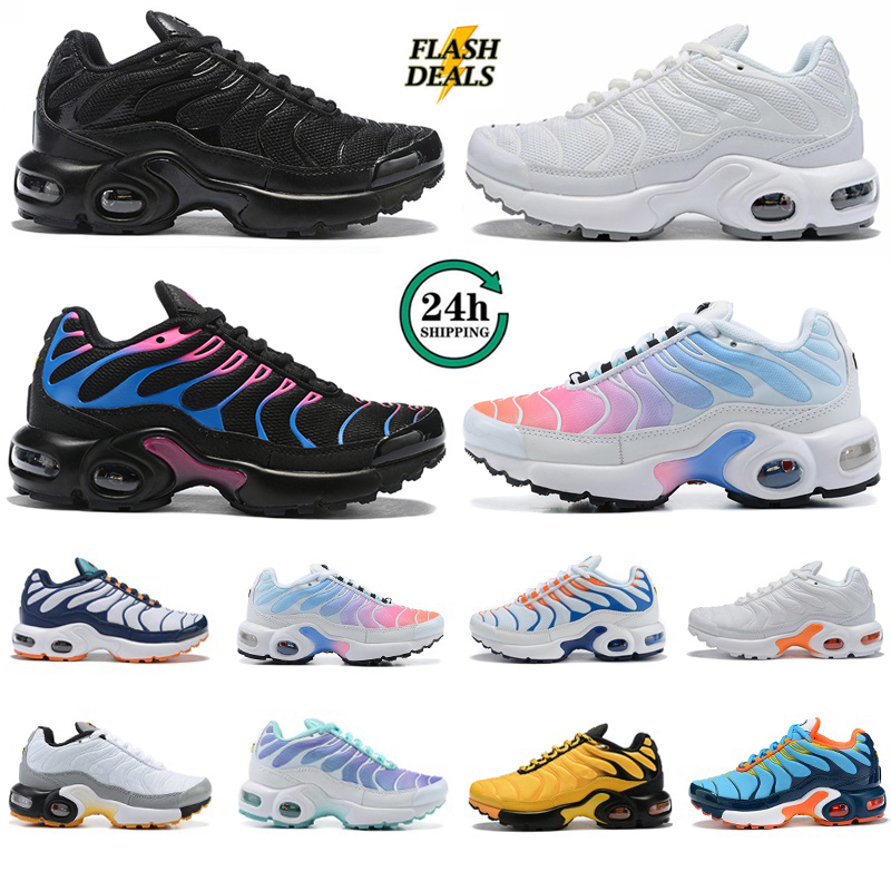 GAI Kids Athletic Outdoor Plus Shoes Sneaker Triple Black White Red Rainbow Worldwide Kumquat Marina Preschool Girls Boys Kid Babies Child Trainer Sports Sneakers