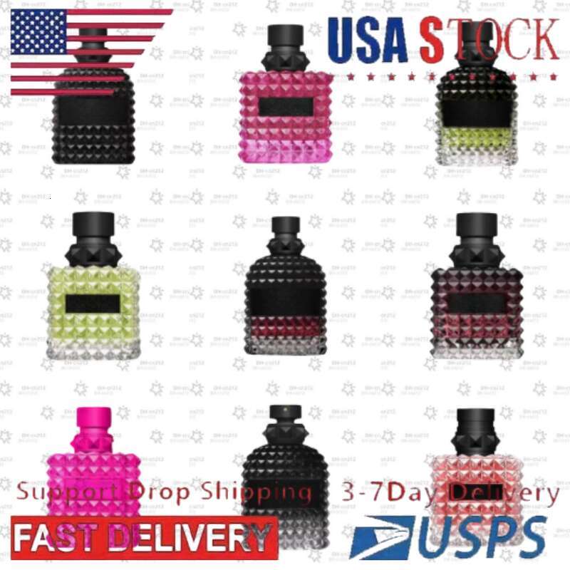 Born in roma Intense Perfume Fragrance Parfum 100ml Long Lasting Smell Brand Man Women EDP Neutral Unisex Perfumes Cologne High Quality US 3-7dya Fast Delivery