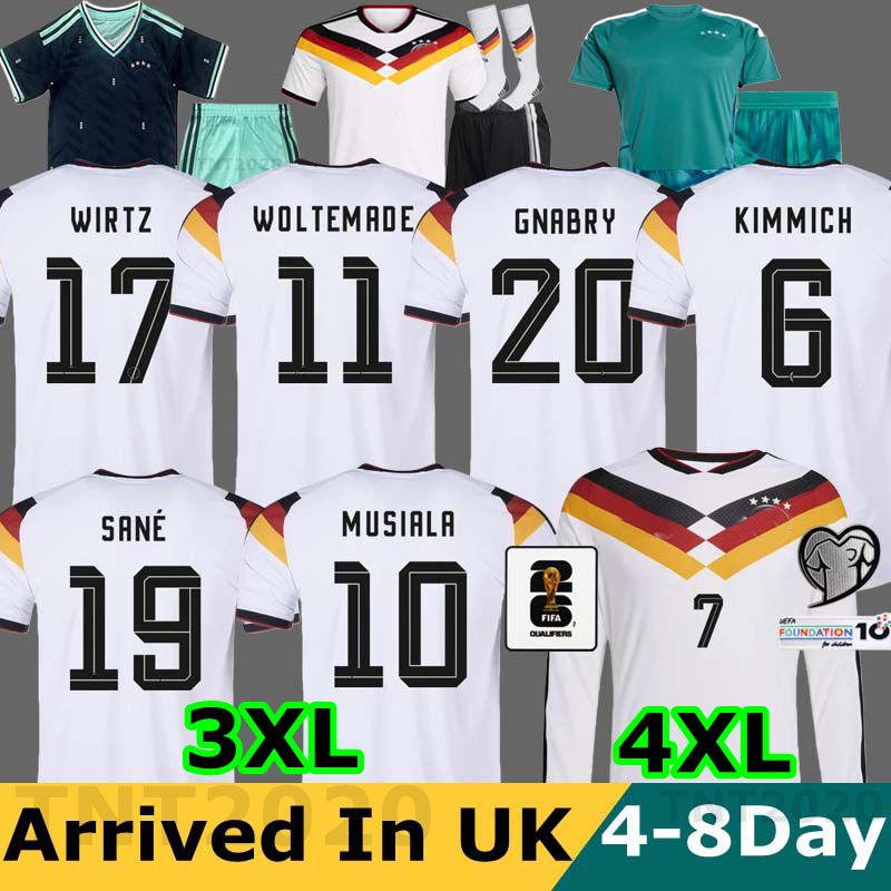 125th 2026 Germany SANE KIMMICH WOLTEMADE 2025 125 Year Anniversary HUMMELS GNABRY MUSIALA MULLER HAVERTZ WIRTZ PAVLOVIC GUNDOGAN Men Football Shirts Kids Kits