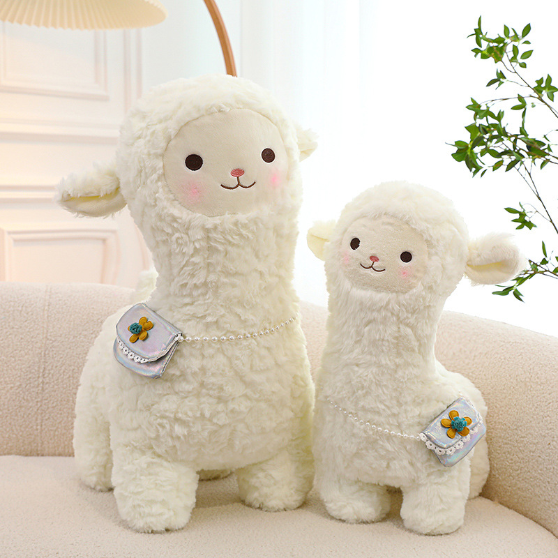 Alpaca Doll Plush Toy Cloth Doll Large Lamb Sleeping Pillow Birthday Gift