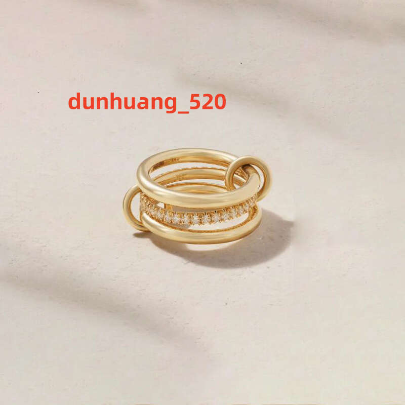Designer ring Halley Gemini Band Rings Spinelli Kilcol brand New Industrial wind jewelry gold multiple ring womens gift