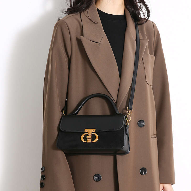 High end 2023 New Autumn/Winter Versatile One Shoulder Crossbody Women's Handheld Small Square Bag