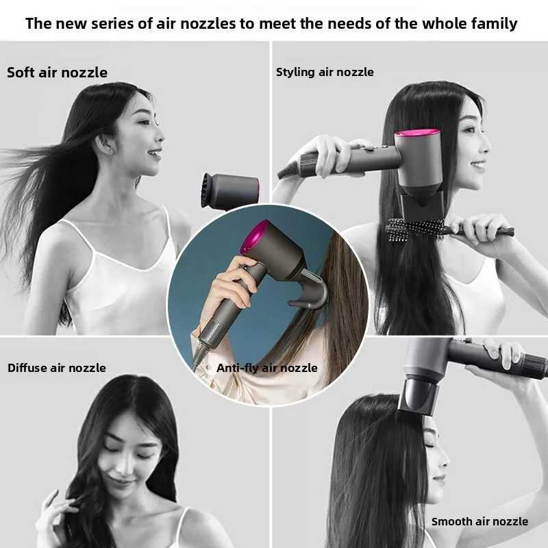 2025 Professional Leafless Hair Dryer with ConstantTemperatureNegativeIonTechnology5 Attachments forHomeTravel PortableHair CareT251118