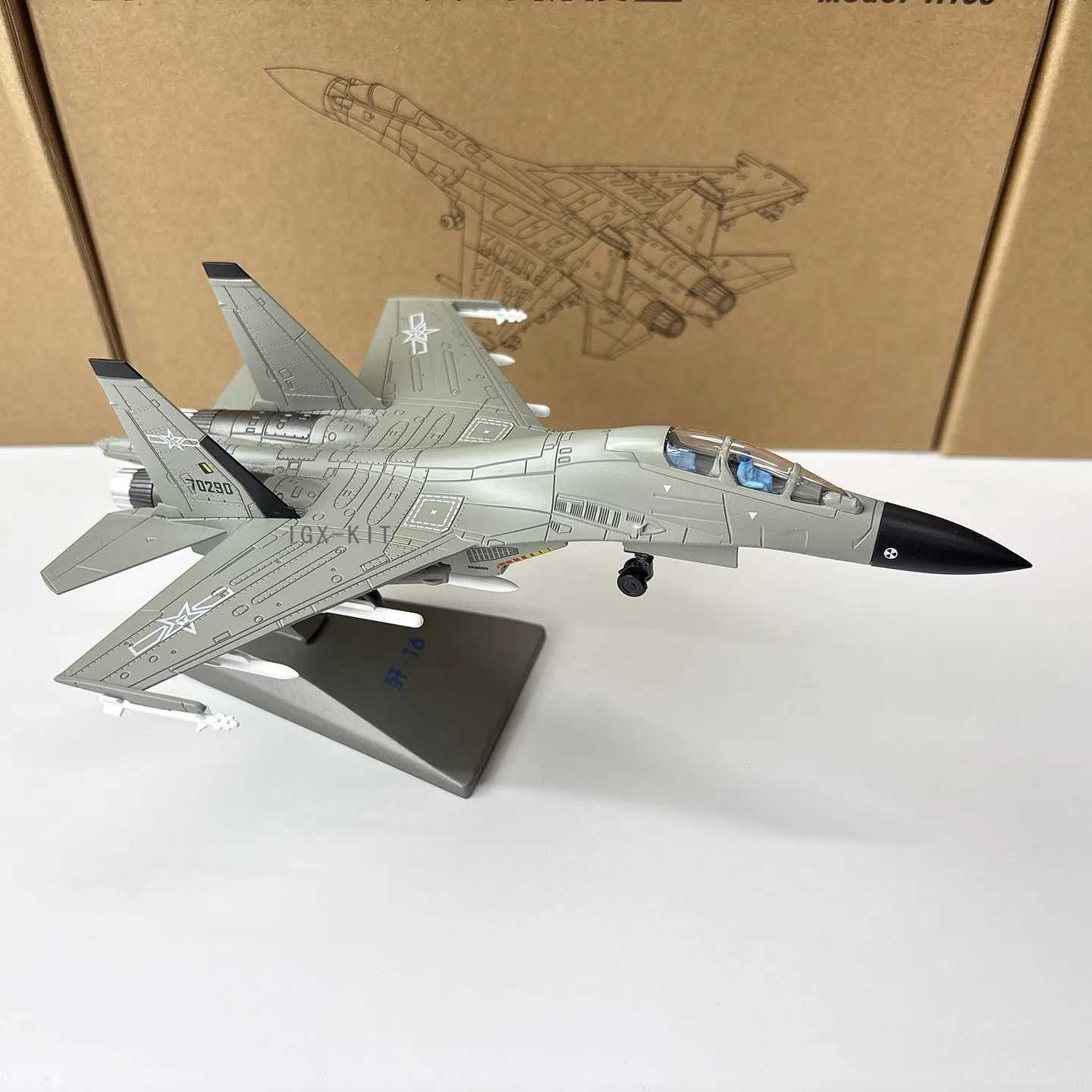 1/100 Scale China Air Force J16 J-16 Fighter Military Plane Airplane Aircraft Alloy Model Finished Collection Display C251118