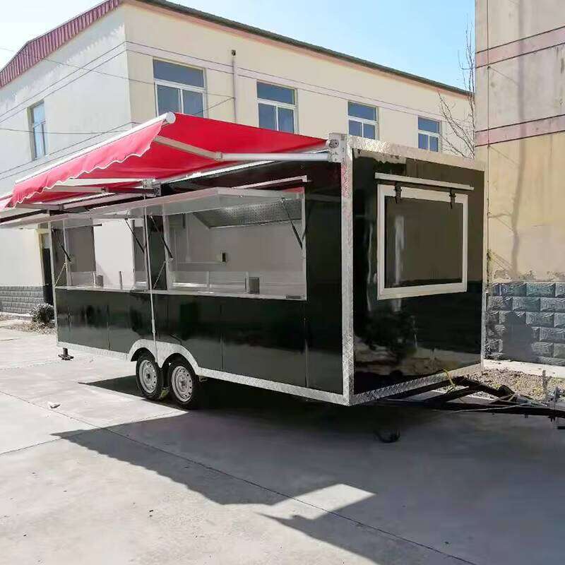 Versatile Mobile Food Truck Suitable for Coffee Burger and Snack Vending Events
