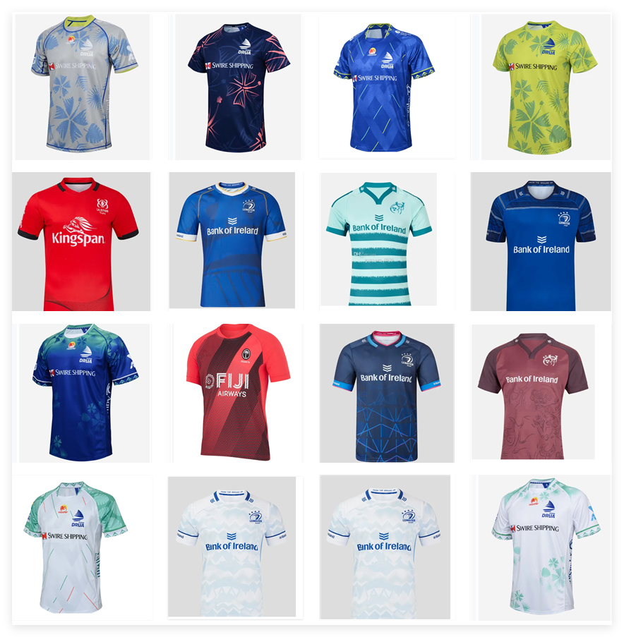 size S-5XL 2024 2025 2026 ULSTER Leinster MUNSTER Harlequins Kiwis Fijian ZA Drua 24 25 26 rugby jersey home away ALTERNATE club mens shirt