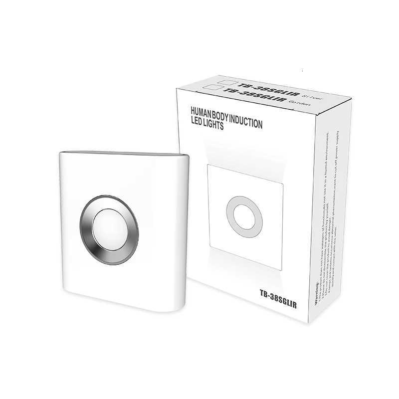 GGbingo Rechargeable Smart Home LED Night Light Lamp with Motion Sensor Kids Bedroom Decoration Light USB Lamp for Home Decor M251118