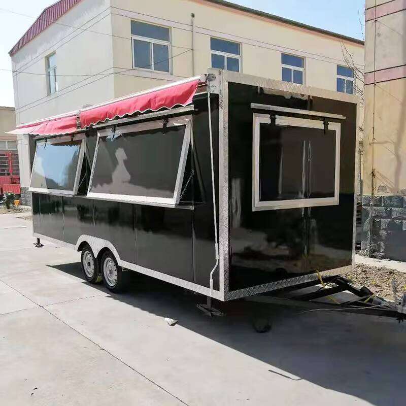 Versatile Mobile Food Truck Suitable for Coffee Burger and Snack Vending Events