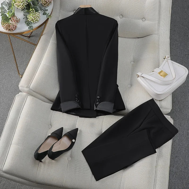 Zihong Sensitivity Professional Suit Jacket Red Manager Hosts Spring and Autumn Annual Meetings Dry Running Formal Dress 250410