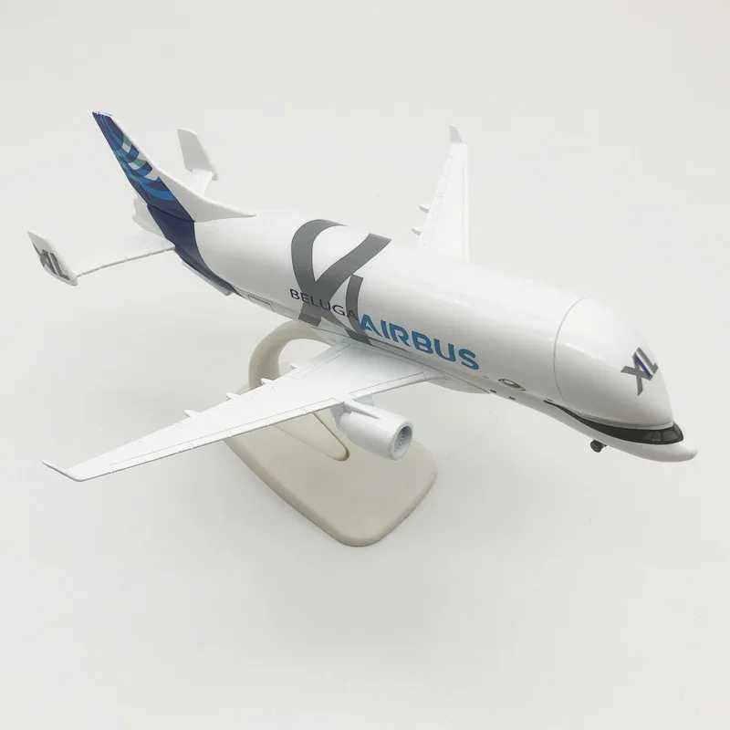 42cm Diecast Resin 20cm A330 Beluga Airlines Airplane 1150 Scale Jet Airplane Openable Cargo Bay Aircraft Model Home Collection C251118