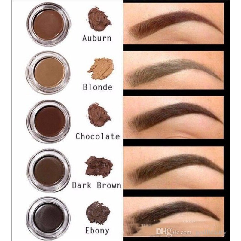 anastasia beverly hills dipbrow Pomade Medium Brown Waterproof Makeup Eyebrow 4g Blonde/Chocolabrow 4g Blonde Chocolate Dark Brown Ebony
