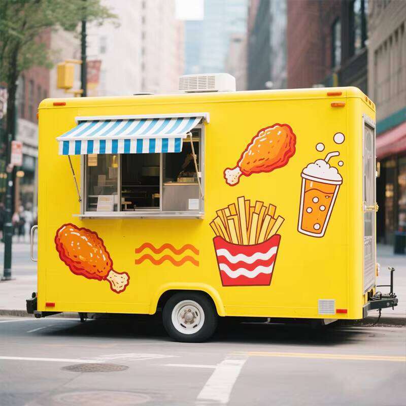 Concession Street Burger Fast Food Car Crepe Hot Dog Coffee Trailer Remolque De Comida Food Truck Mobile Food Trailer