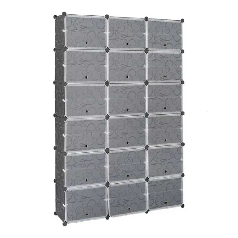 12-Tier Portable 72 Pair Shoe Rack Organizer 36 Grids Tower Shelf Storage Cabinet Stand Expandable for H Boots Slippers B H251117
