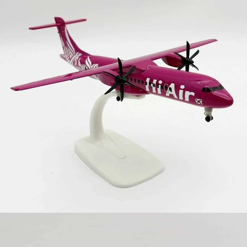 20cm Toy Planes For Kids Alloy Metal Korea ATR Airplane Model Diecast Air Plane Model Aircraft Wheels Landing Gears For Collecti C251118