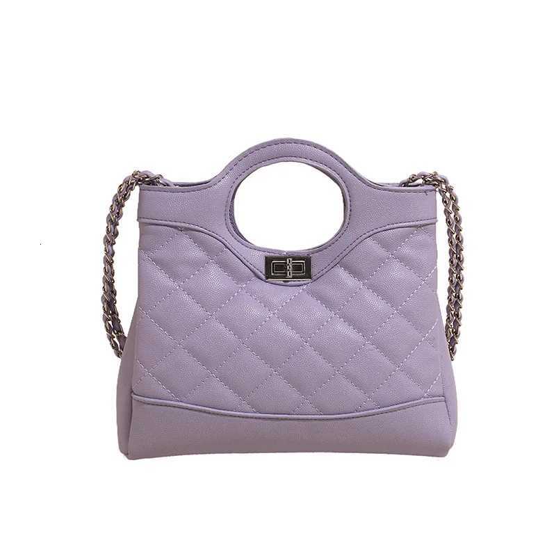2025 Spring New Style Womens Stylish Large-Capacity Chain Underarm Bag Quilted Tote Bag Trendy Handheld BriefcaseW251118