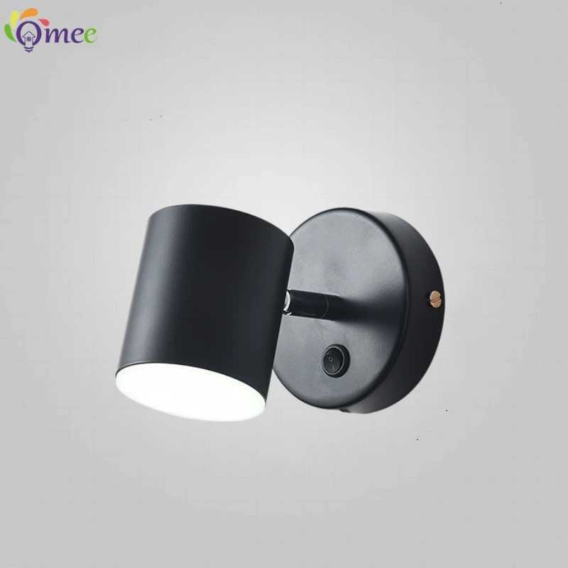 Modern Wall Lamp Bathroom Lamps Mirror Switch Stair Wall Night Light For Bedroom Bedside sconce Led Interior Small Wall Lights M251118