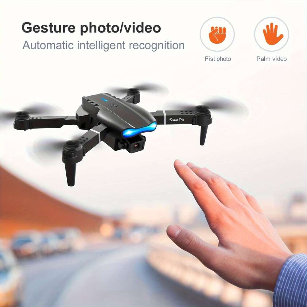 New E K Professional Drone Dual Camera Double Folding RC Quadcopter Height Hold Remote Control Toy Holiday Gift Indoor And Outdoor Cheap Drone Aircraf