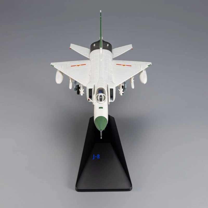 172 J-8 Fighter Model 1100 J-8 Alloy Model 81192 Chinese J-8 Nansha Alloy Model Collectible Military Aircraft Toy Building Set C251118