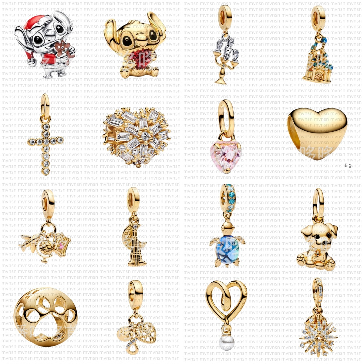 NEW Charms Stitchs Holiday Charm with box jewelry for women high quality 925 Silver gold Charms Pendant Fit Bracelet Necklace designer luxury party Christmas Gifts