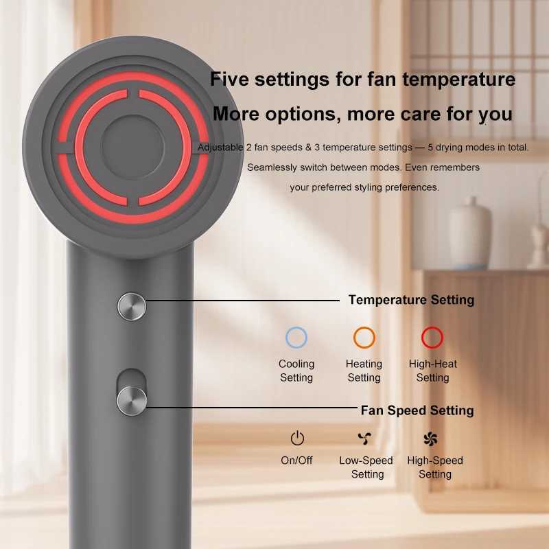 High-Power 110000RPM Electric Hair Dryer BLDC Motor Ionic Feature for Home Care Customized Hair Salons for Hotel Household UseT251118