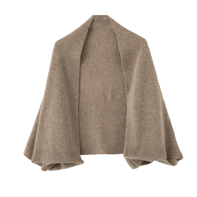 K330 White scarf women winter thick solid color cashmere scarf versatile men's shawl autumn and winter wool scarf wholesale