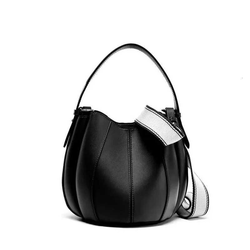 New Fashionable And Versatile Drawstring Bag Stitched Commuter Womens Handbag Crossbody Bucket Bag TrendyW251118