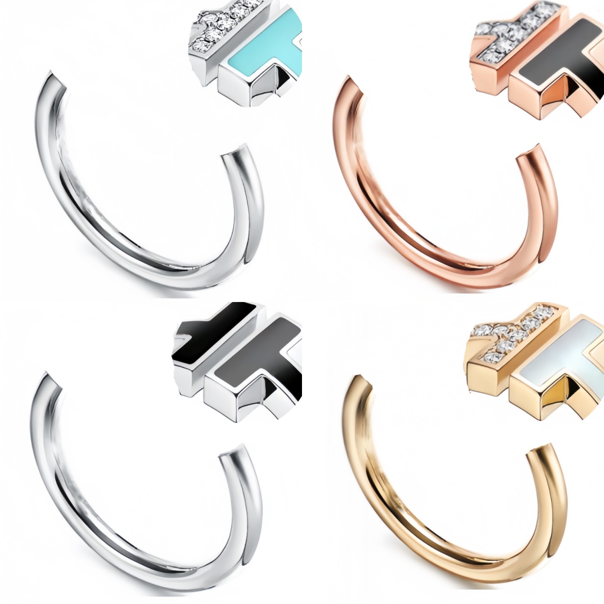 Rings Designer band Rings for women man Mother pearl Shell Ring 925 silver Classic Pearl Fritillaria ring wedding Jewelry Luxury Couple Gifts wholesale