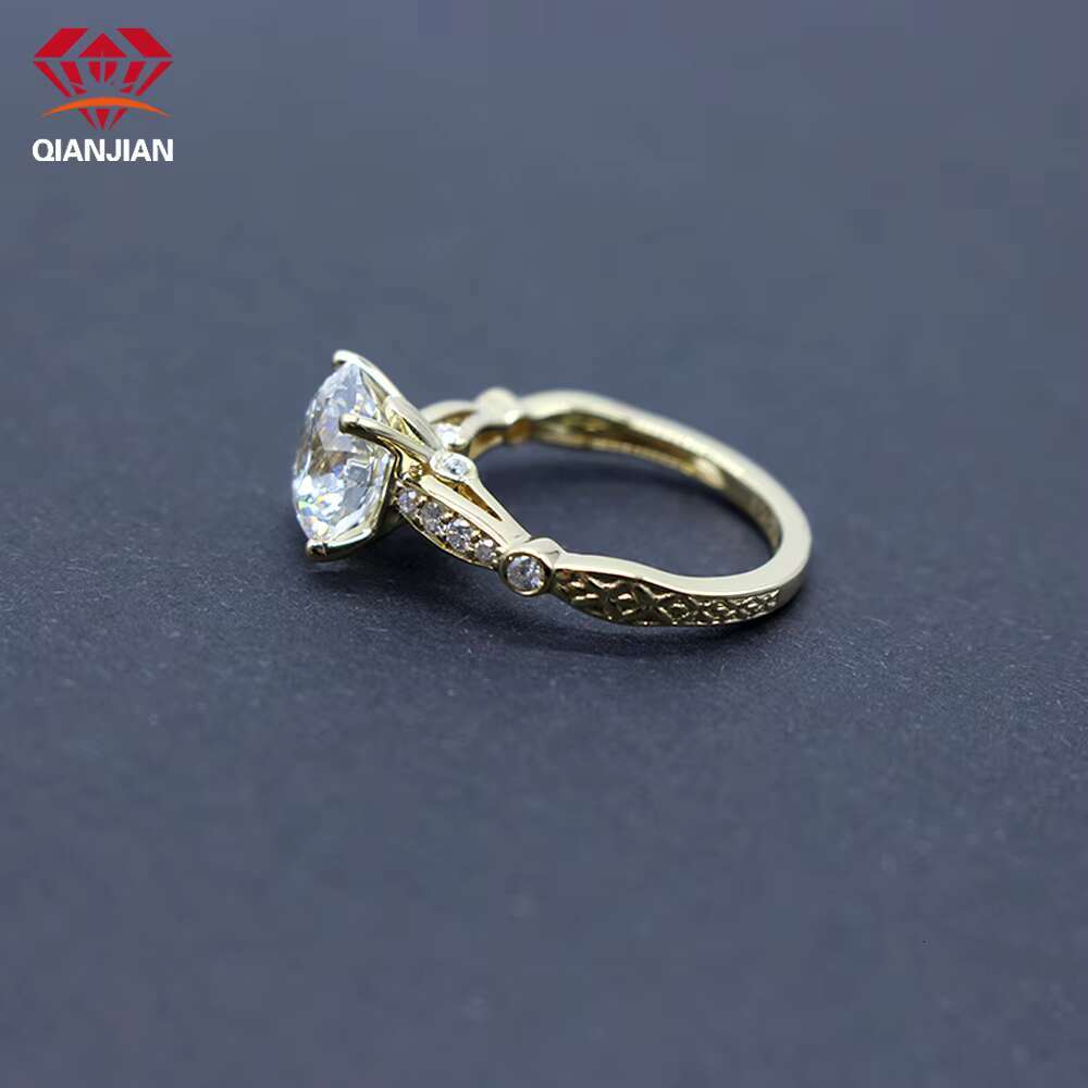 2025 New Custom IGI Certified 3ct VVS Lab Grown Dia Latest Gold Ring Design for Women