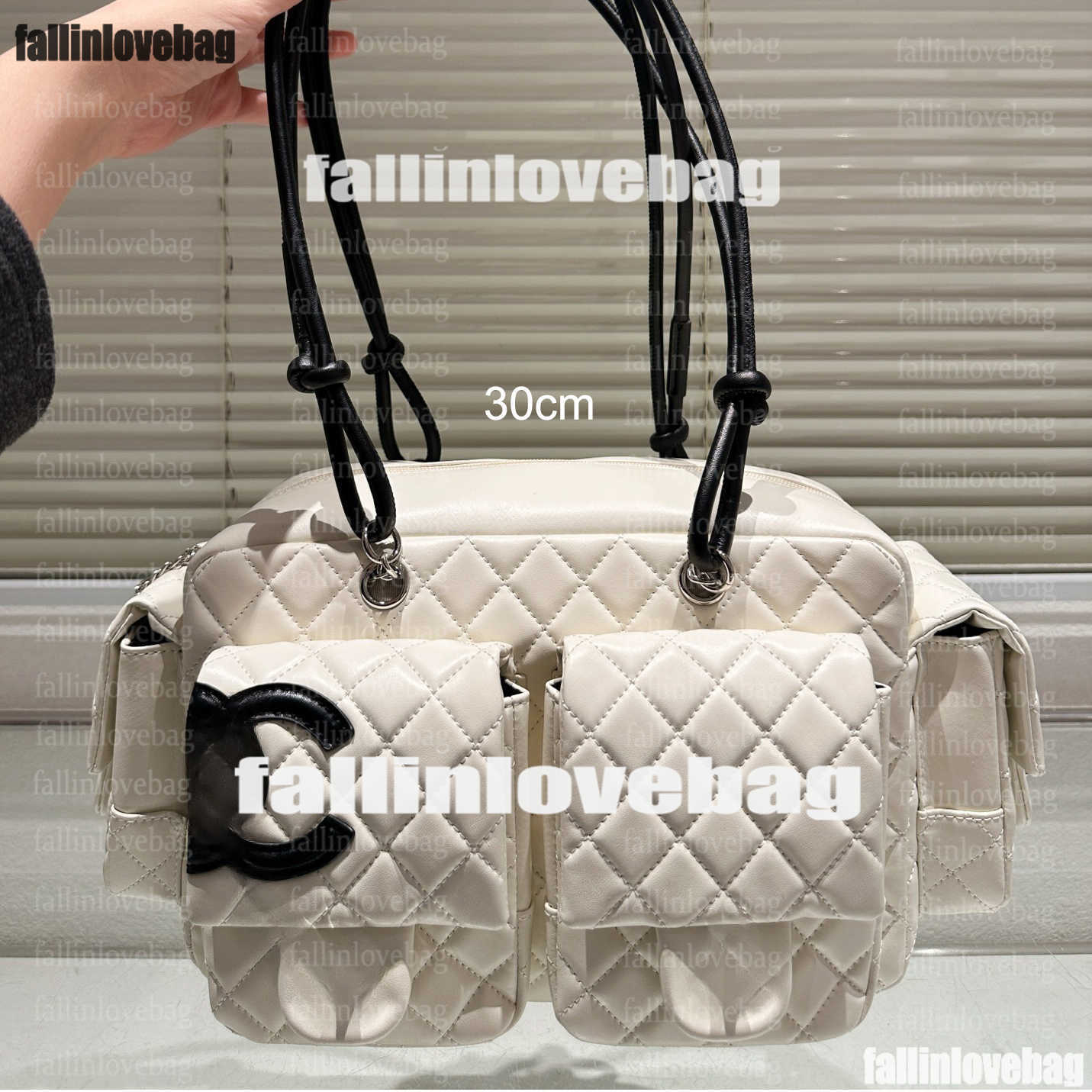 Designer Shoulder Bags 10A Vintage Women Motorcycle Bag denim Mini Flap Coin Zipper Large Capacity cambons Crossbody Leather Luxury Handbag Travel 30cm 39CM 40cm