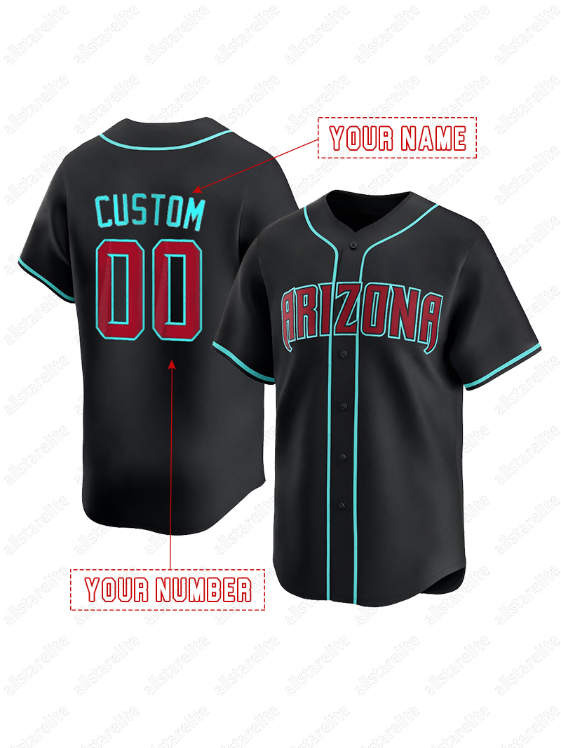 2025 City Connect Corbin Carroll Baseball Jersey Josh Naylor Lourdes Gurriel Jr. Alek Thomas Custom