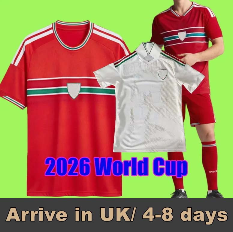 2026 World Cup Wales soccer jerseys JAMES BALE Men Home Away goalkeeper Training fans player Welsh football shirts JOHNSON N.WILLIAMS RODON T.ROBERTS MOORE THOMAS